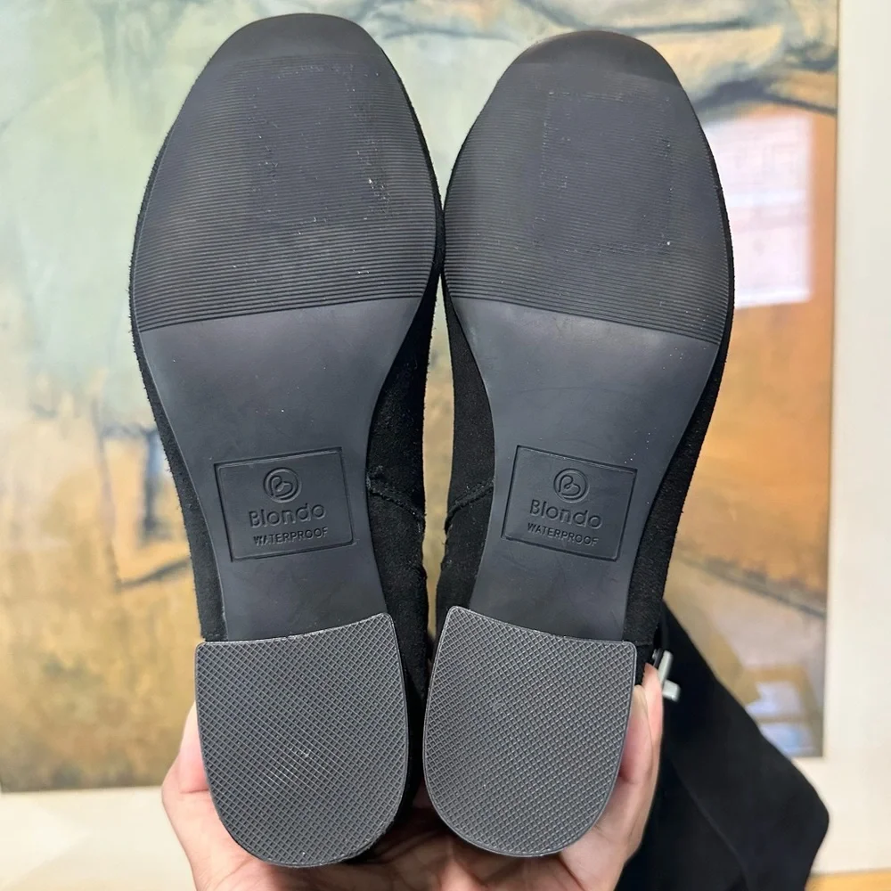 🌸BLONDO🌸 Ashley Waterproof Black Boot Size: 8M